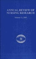 Tapa de Annual Review of Nursing Research 1995