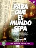 Tapa de Para Que el Mundo Sepa (That the World May Know)