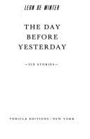 Tapa de The day before yesterday