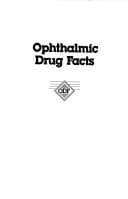 Tapa de Ophthalmic Drug Facts, 1992