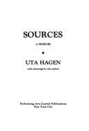 Tapa de Sources, A Memoir