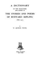 Tapa de Dictionary of the Characters and Scenes in the Stories and Poems of Rudyard Kipling