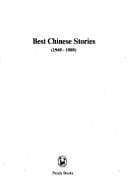 Tapa de Best Chinese stories, 1949-1989