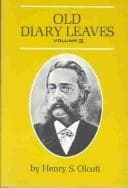 Tapa de Old Diary Leaves the History of Theosophical Society January, 1893 April, 1896