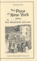 Tapa de The poor of New York