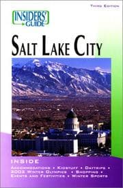 Tapa de Insiders' Guide to Salt Lake City, 3rd