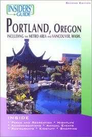 Tapa de Insiders' guide to Portland, Oregon
