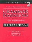 Tapa de Grammar Dimensions