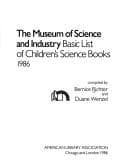 Tapa de The Museum of Science and Industry basic list of children's science books, 1986