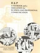 Tapa de B and P A Textbook and a Simulation for Business and Professional Communication