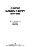Tapa de Current Surgical Therapy, 1984-1985 (Current Therapy Series)
