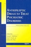 Tapa de Antiepileptic drugs to treat psychiatric disorders