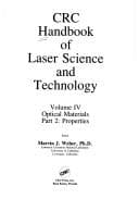 Tapa de CRC Handbook of Laser Science and Technology: Optical Materials, Part 2