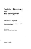 Tapa de Socialism, democracy and self-management