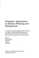 Tapa de Computer Applications in Railway Planning and Management