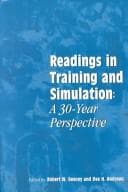 Tapa de Readings in training and simulation