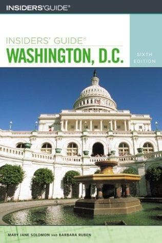 Tapa de Insiders' guide to Washington, D.C.