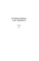 Tapa de International Law Reports