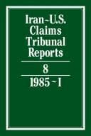 Tapa de Iran-U.S. Claims Tribunal Reports volume 8 (Iran-U.S. Claims Tribunal Reports)