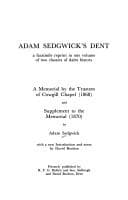 Tapa de Adam Sedwicks Dent a Facsimile Reprint