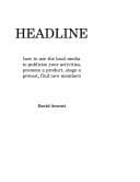 Tapa de Headlines