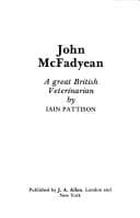 Tapa de John Mcfadyean Founder of Modern Veterinary Research