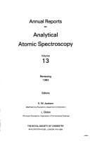Tapa de Annual reports on analytical atomic spectroscopy.