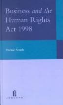 Tapa de Business and the Human Rights Act 1998