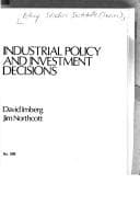 Tapa de Industrial policy and investment decisions