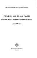 Tapa de Ethnicity and Mental Health
