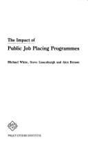 Tapa de The impact of public job placing programmes