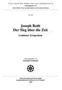 Tapa de Joseph Roth (Publications of the Institute of Germanic Studies)