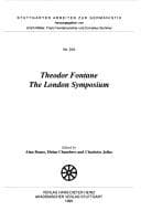 Tapa de Theodor Fontane (Publications of the Institute of Germanic Studies)