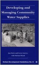 Tapa de Developing and Managing Community Water Supplies