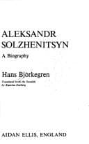 Tapa de Aleksandr Solzhenitsyn