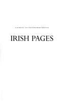 Tapa de Irish pages: A journal of contemporary writing: Inaugural Issue