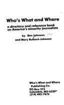 Tapa de Who's What and Where