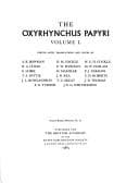 Tapa de Oxyrhynchus Papyri 50/3522-3600 (Graeco-Roman Memoirs)