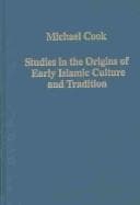 Tapa de STUDIES IN THE ORIGIN OF EARLY ISLAMIC CULTURE AND TRADITION