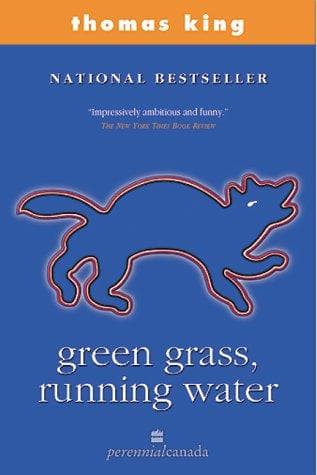 Tapa de Green grass, running water