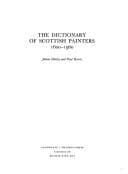 Tapa de The dictionary of Scottish painters 1600-1960