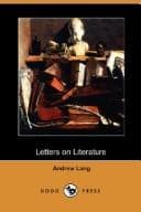 Tapa de Letters on literature