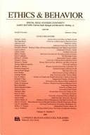 Tapa de Ethics and Behavior
