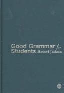 Tapa de Good Grammar for Students