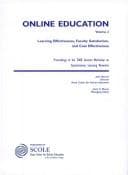 Tapa de OnLine Education, Volume 2 : Learning Effectiveness, Faculty Satisfaction, and Cost Effectiveness