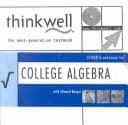 Tapa de Thinkwell College Algebra With Edward Burger