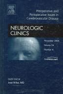 Tapa de Preoperative and Perioperative Issues in Cerebrovascular Disease, An Issue of Neurologic Clinics