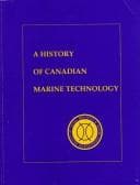 Tapa de A history of Canadian marine technology