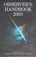 Tapa de Observer's Handbook 2003 (Observer's Handbook)