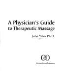 Tapa de A physician's guide to therapeutic massage